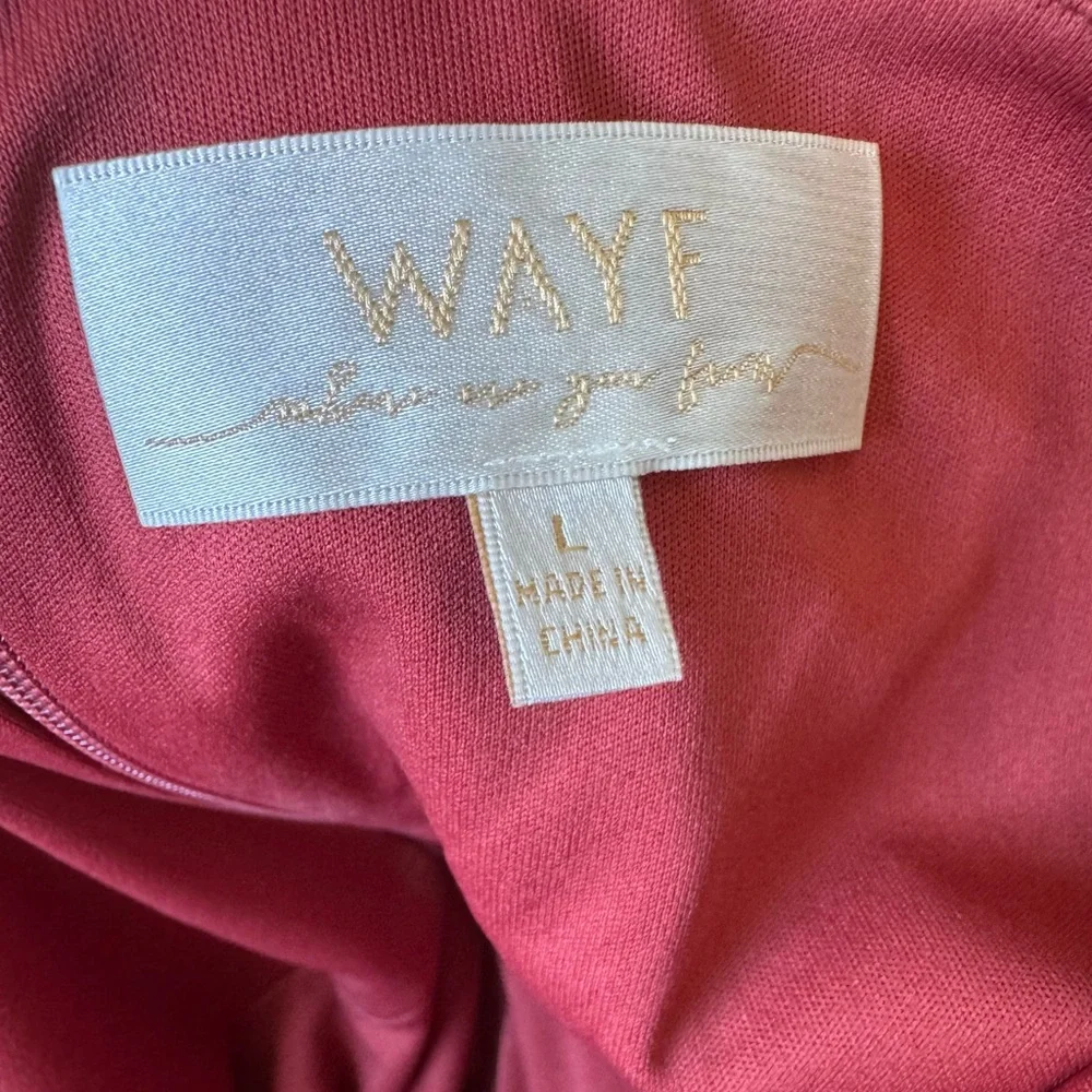 WAYF - Nordstrom Rust Dress Maxi Gown - Size L - Picture 9 of 9